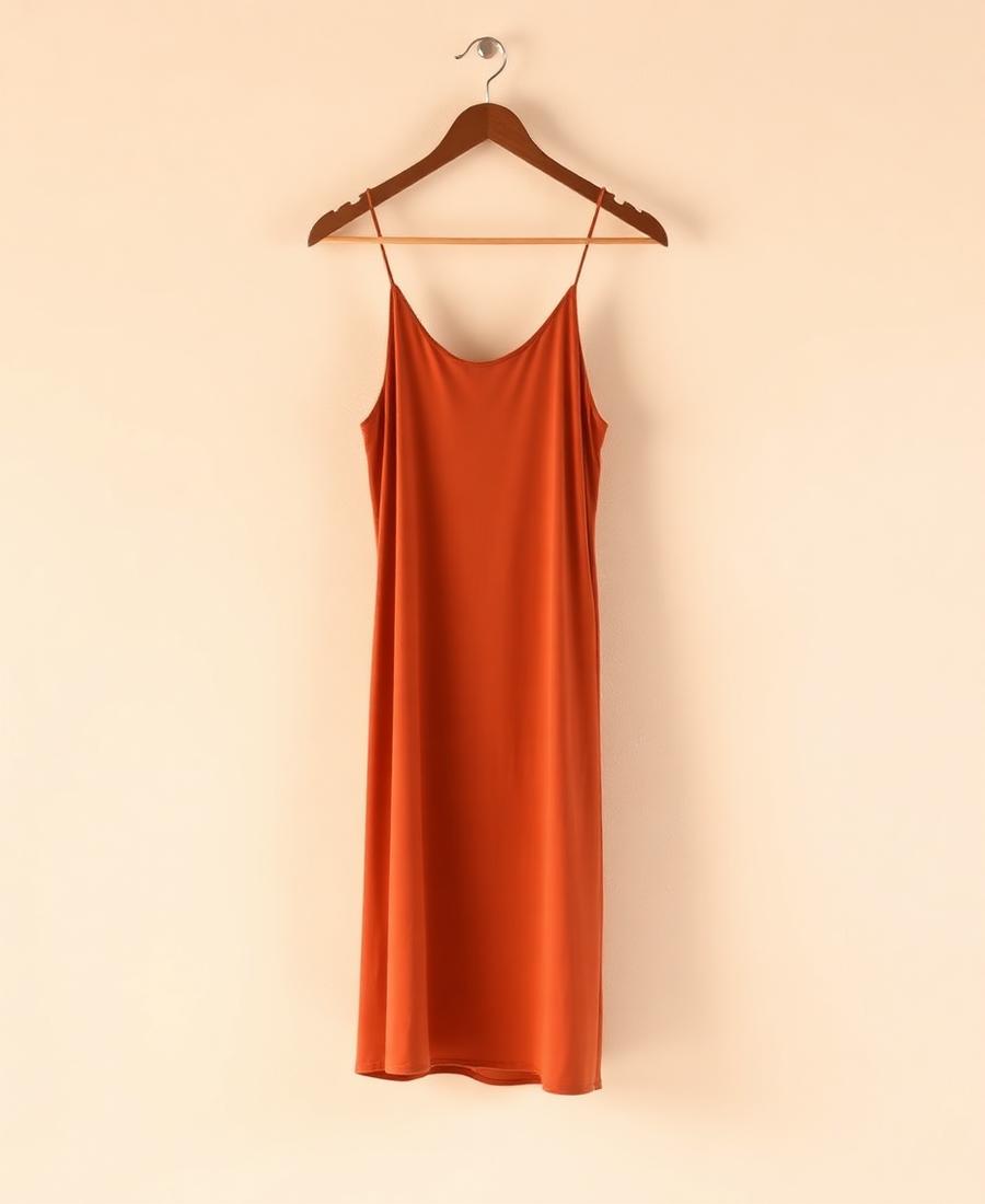 Vestido Slip Terracota